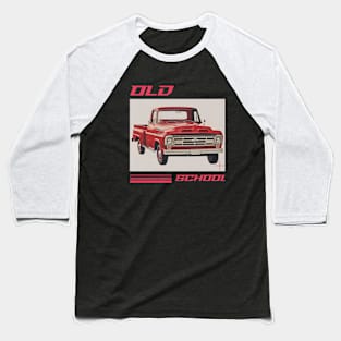 Old School Car Baseball T-Shirt